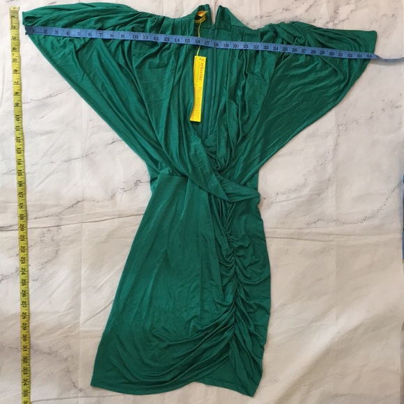 Catherine Malandrino NWT Dolman Slv Ruched Dress - Picture 8 of 11